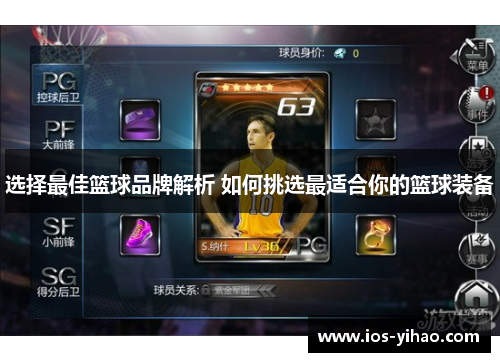 选择最佳篮球品牌解析 如何挑选最适合你的篮球装备